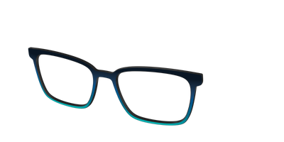 The Royal Blue to Seafoam Gradient - Angle Top Thumbnail - Pair Eyewear