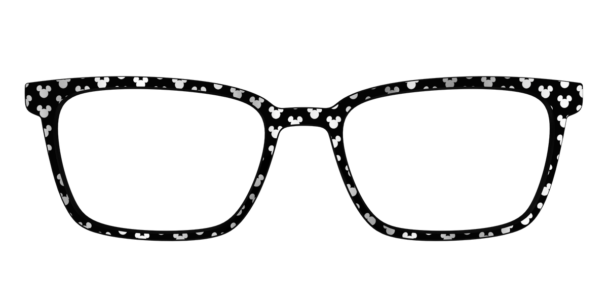 The Silver Foil Mickey - Front Top Image - Pair Eyewear