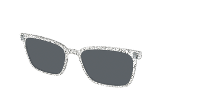 The Polarized Silver Sparkle Sun Top - Angle Top Thumbnail - Pair Eyewear