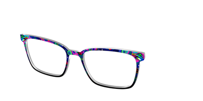 The Space Invasion Marble - Angle Top Thumbnail - Pair Eyewear