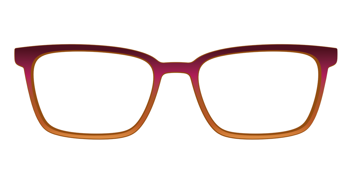 The Umber to Ochre Gradient - Front Top Image - Pair Eyewear