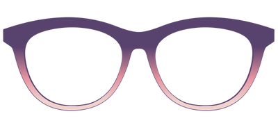 The Acai to Blush Gradient - Front Top Thumbnail - Pair Eyewear