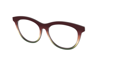 The Acorn to Moss Gradient - Angle Top Thumbnail - Pair Eyewear