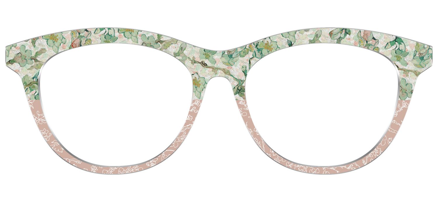 The Almond Blossom Split - Front Top Image - Pair Eyewear