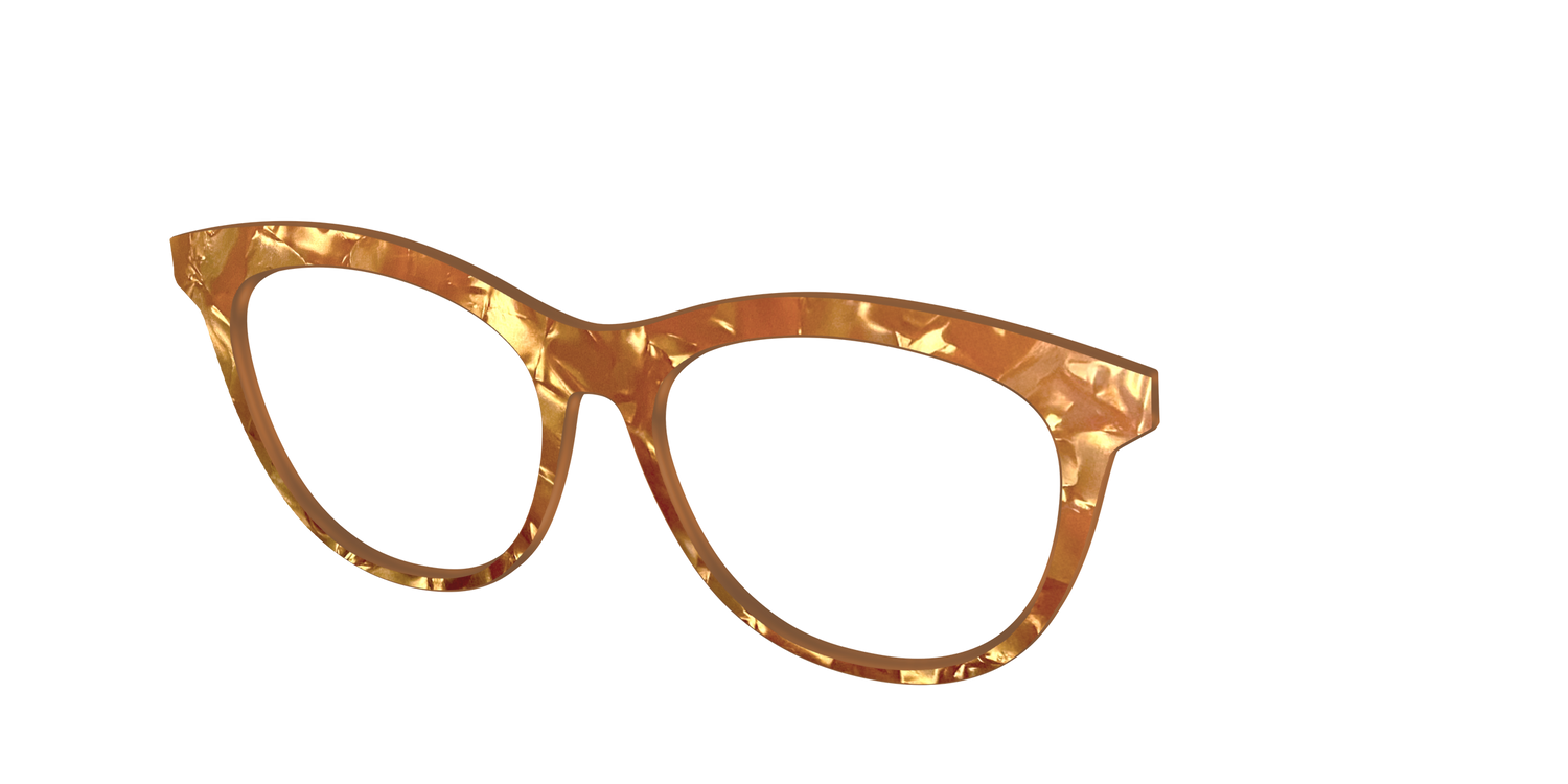 The Amber Pearl Marble - Angle Top Image - Pair Eyewear