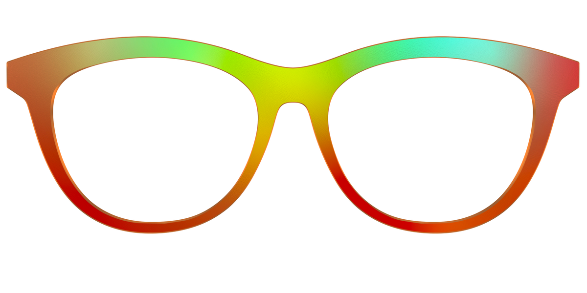 The Apricot Ombre - Front Top Image - Pair Eyewear