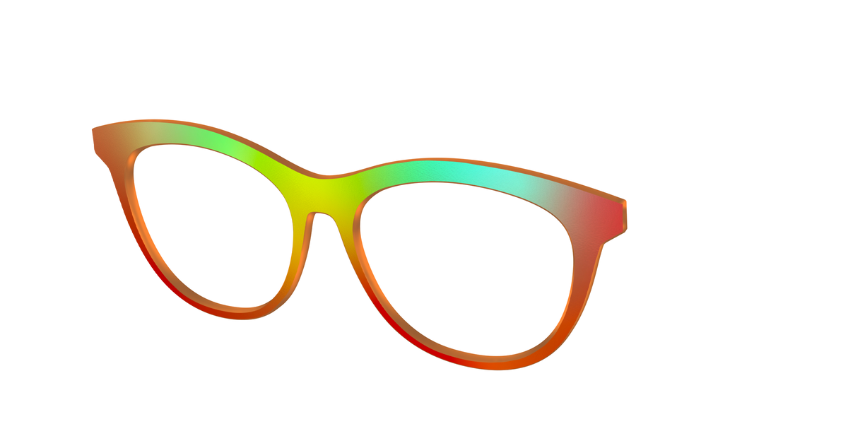 The Apricot Ombre - Angle Top Image - Pair Eyewear