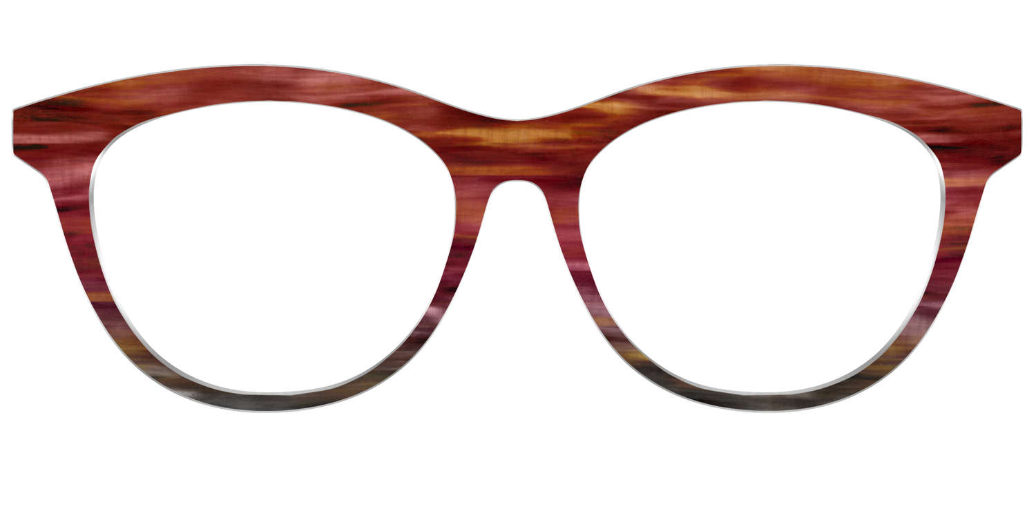 The Auburn Gradient Horn - Front Top Image - Pair Eyewear