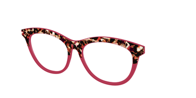 The Auburn Tortoise Crystal Split - Angle Top Thumbnail - Pair Eyewear