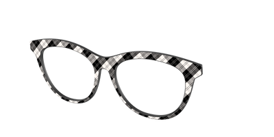 The B&W Plaid - Angle Top Thumbnail - Pair Eyewear