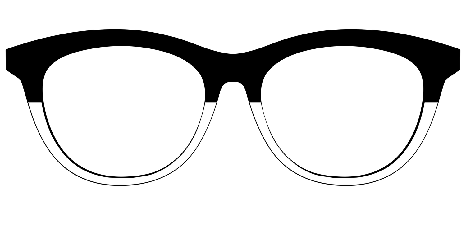 The Black and White - Front Top Image - Pair Eyewear