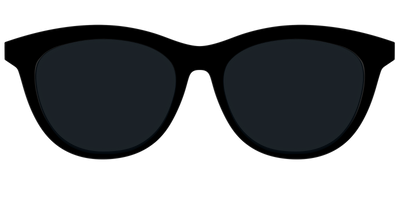 The Non-Polarized Black Sun Top - Front Top Thumbnail - Pair Eyewear