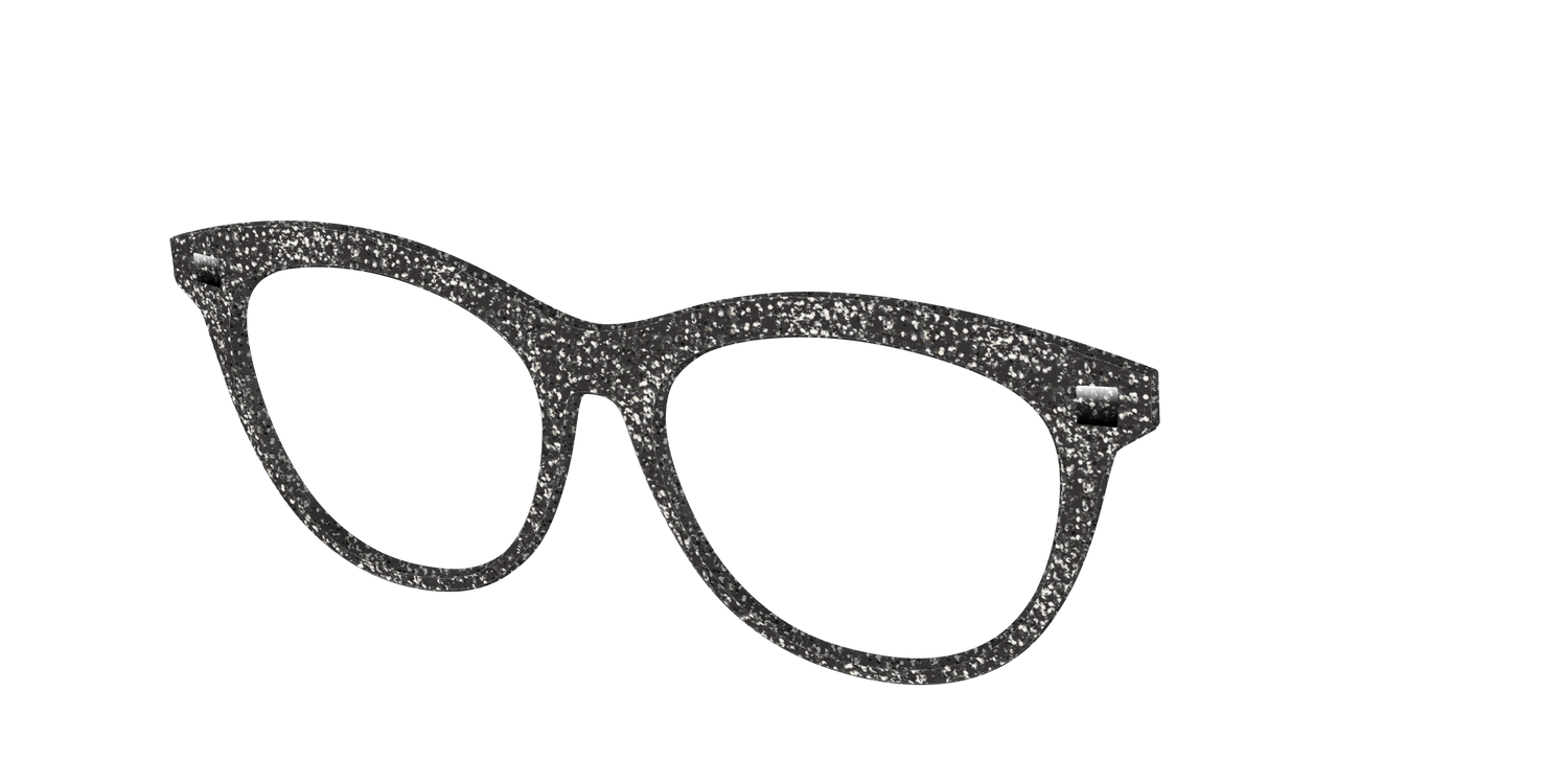 The Black Sparkle - Angle Top Image - Pair Eyewear