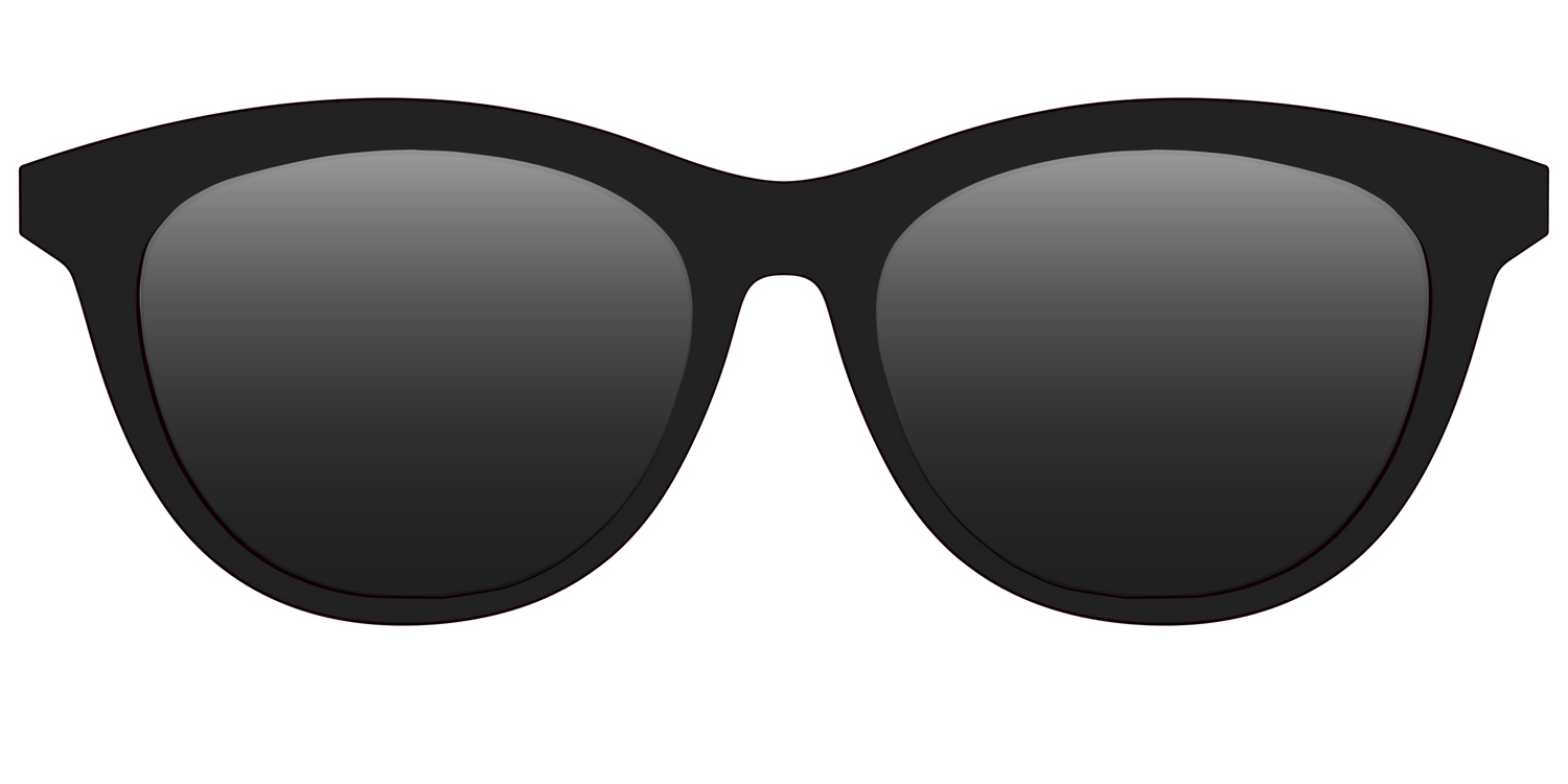 The Polarized Black Sun Top - Front Top Image - Pair Eyewear
