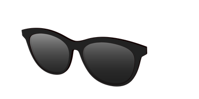 The Polarized Black Sun Top - Angle Top Thumbnail - Pair Eyewear