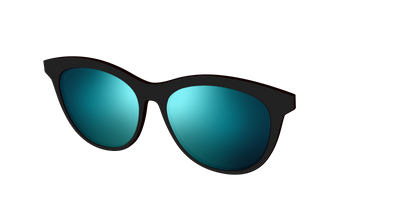 The Polarized Blue Reflective Sun Top - Angle Top Thumbnail - Pair Eyewear