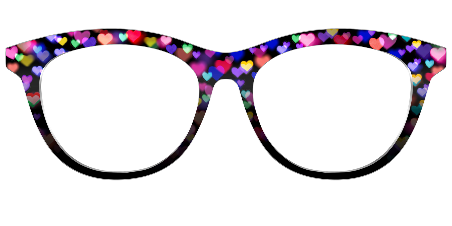 The Bokeh Hearts - Front Top Image - Pair Eyewear