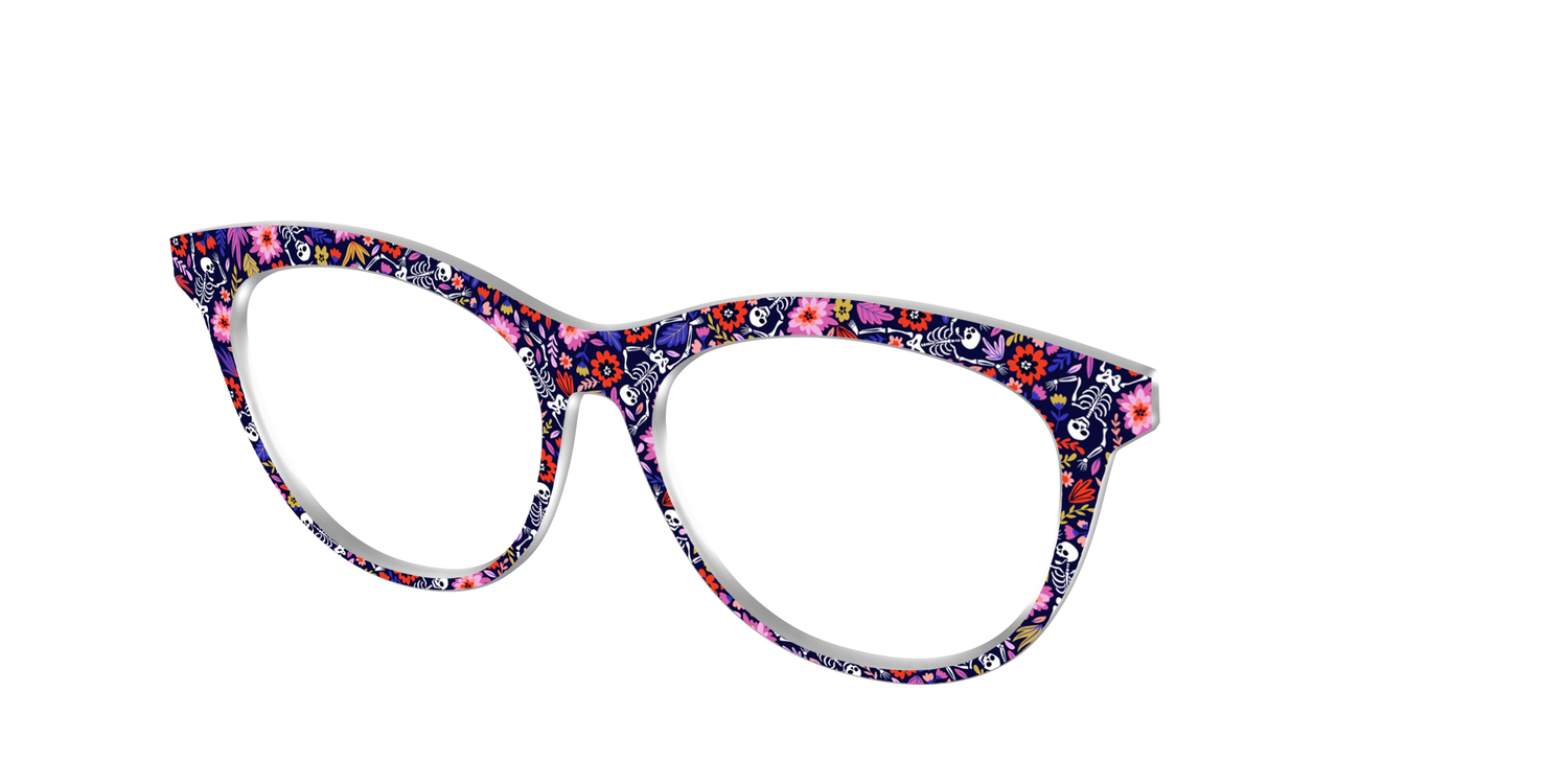 The Bone-Chilling Blossoms - Angle Top Image - Pair Eyewear