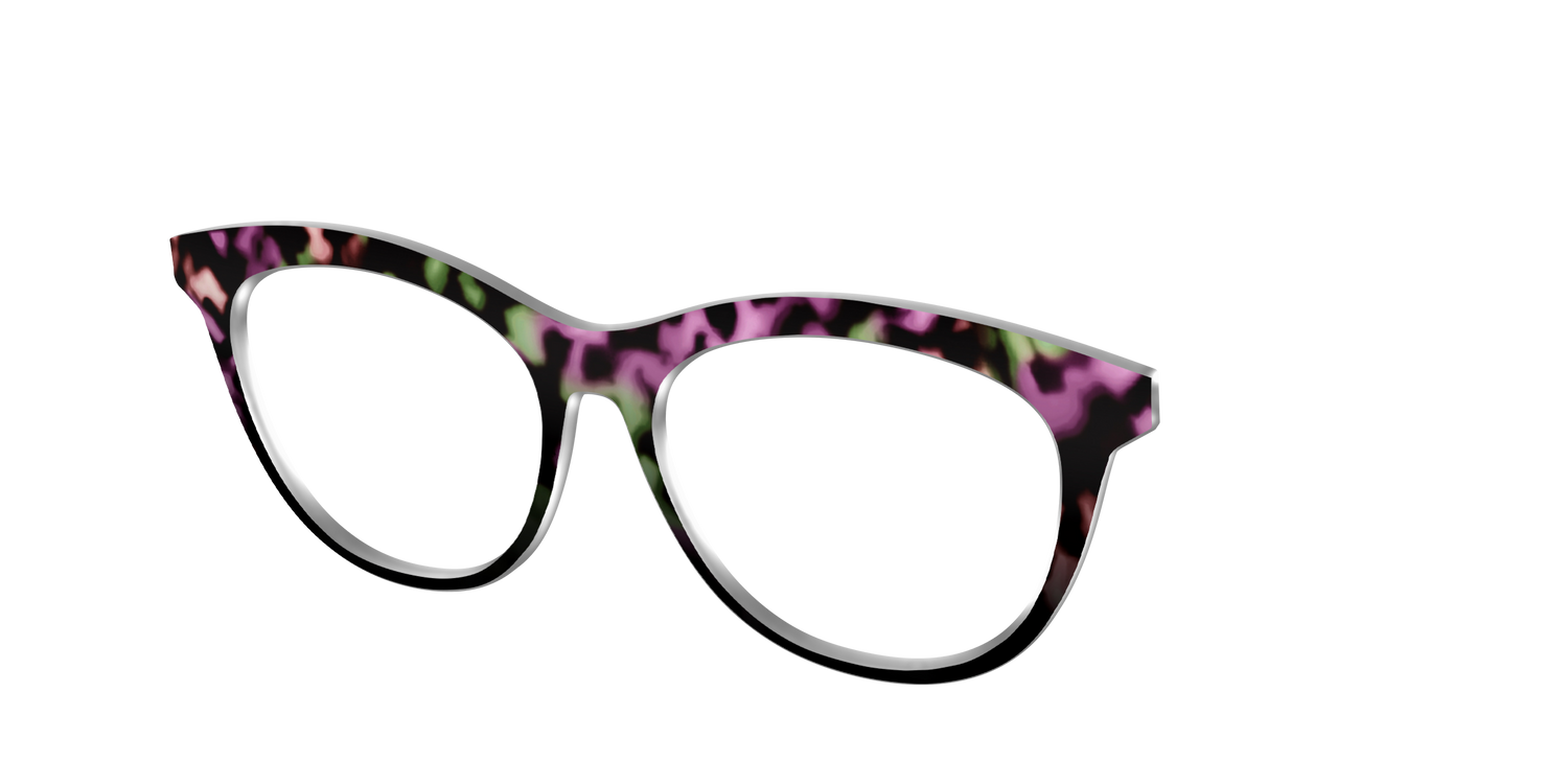 The Boysenberry Tortoise - Angle Top Image - Pair Eyewear