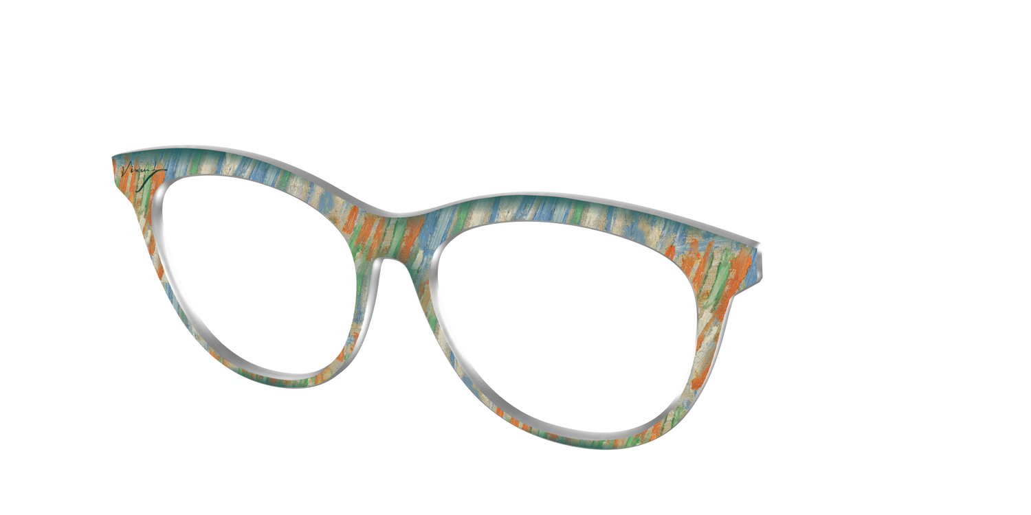 The Brush Strokes - Angle Top Image - Pair Eyewear