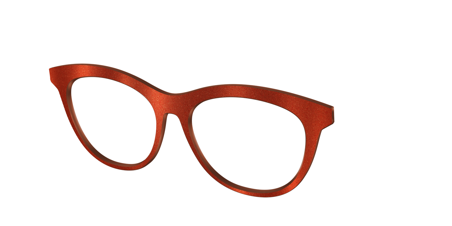 The Burnt Orange Shimmer - Angle Top Image - Pair Eyewear