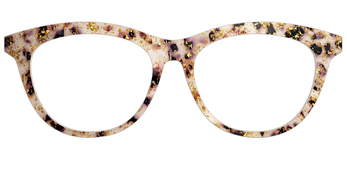 The Buttercream Tortoise with Gold Flakes - Front Top Image - Pair Eyewear