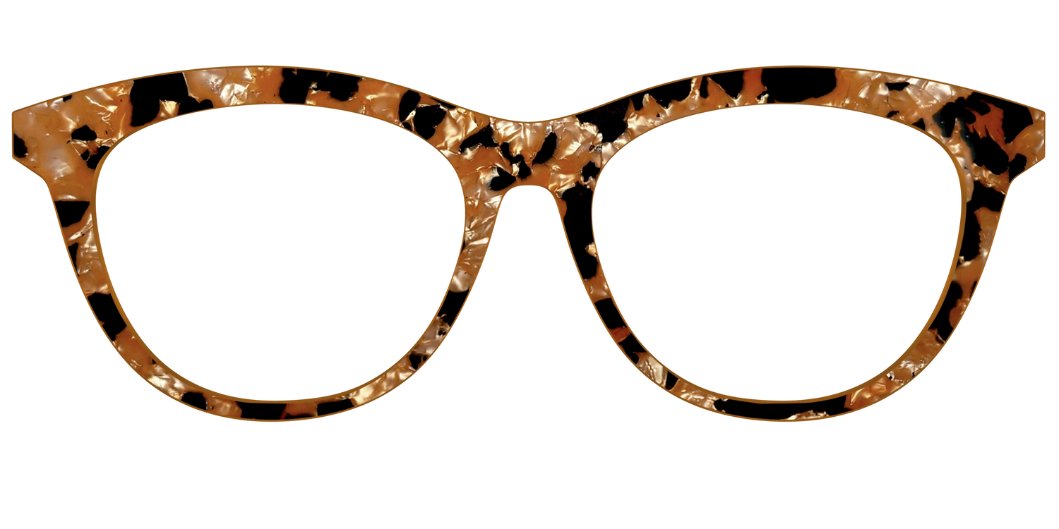 The Caramel Pearl Tortoise - Front Top Image - Pair Eyewear