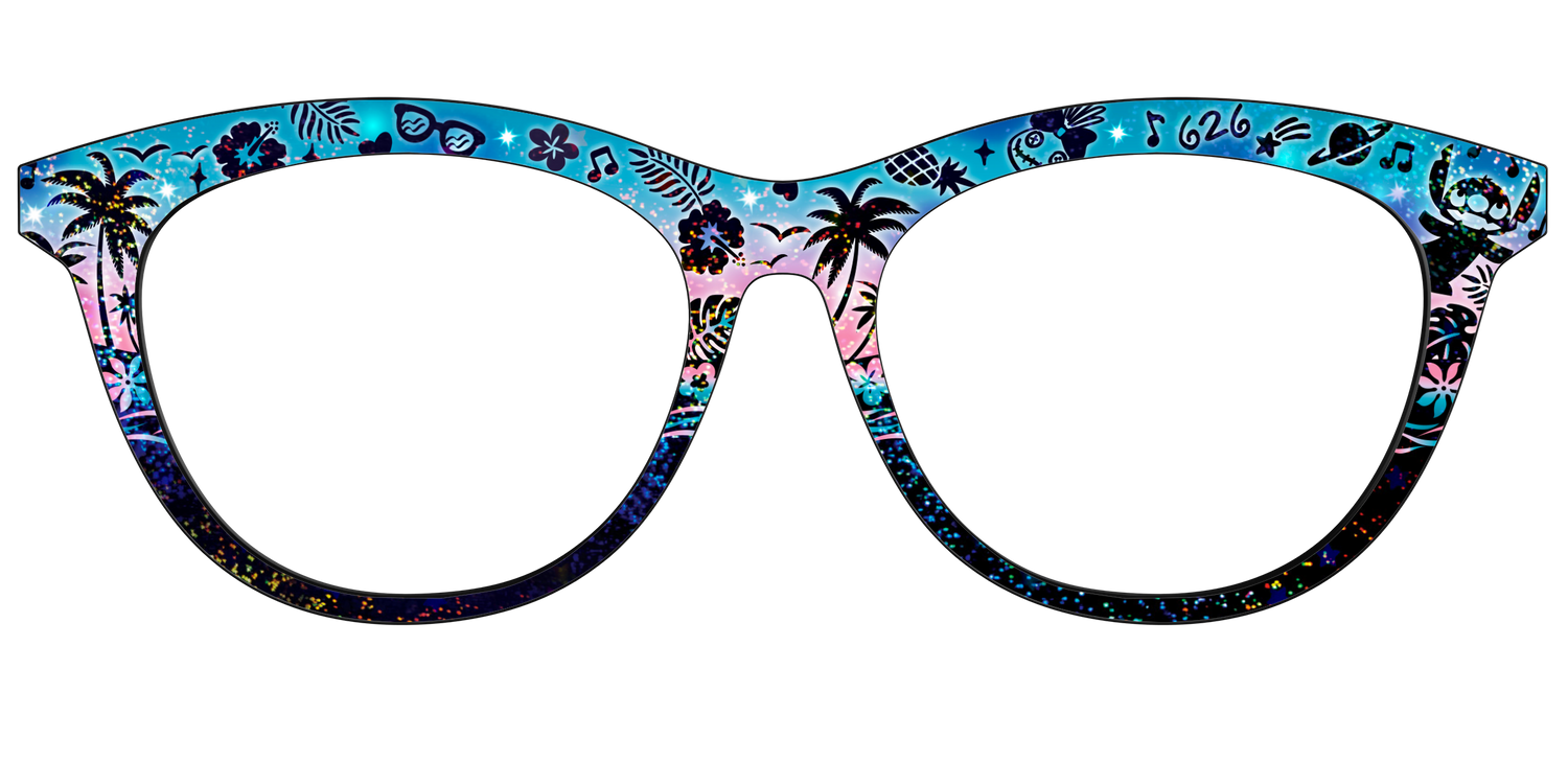 Catching Waves After Dark Holographic - Front Top Image - Pair Eyewear