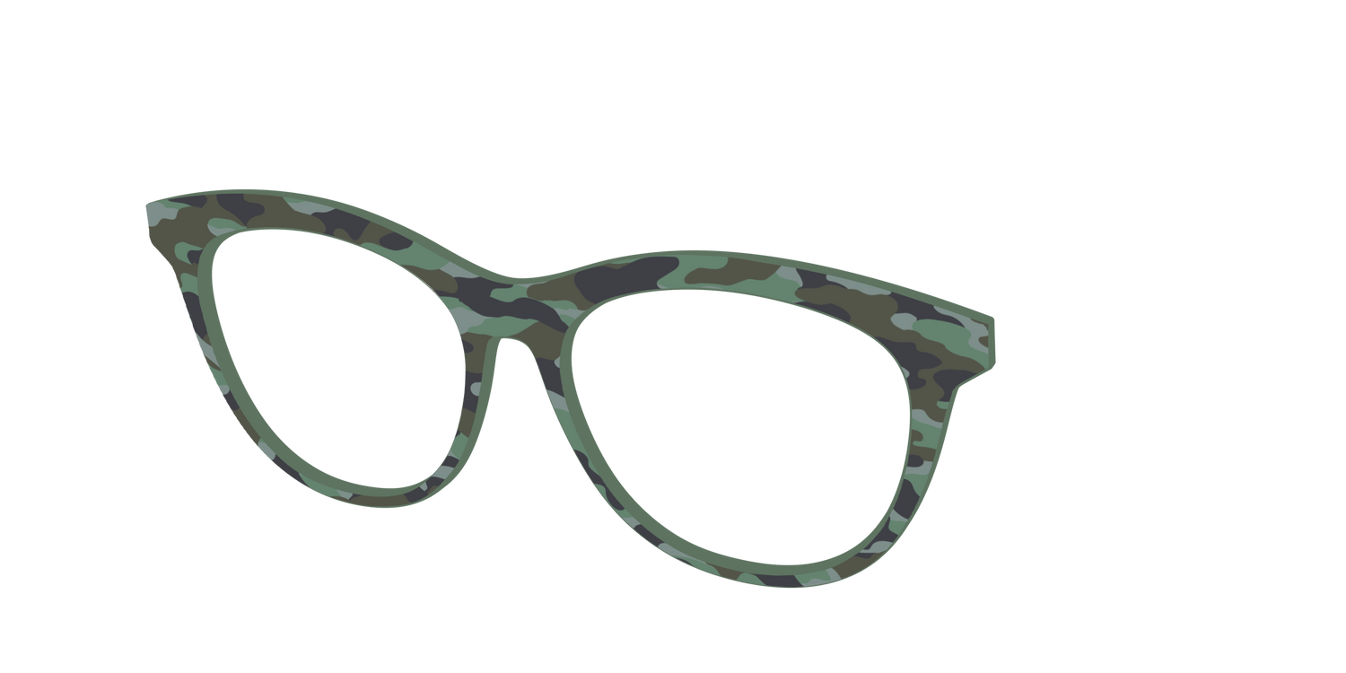 The Classic Camo - Angle Top Image - Pair Eyewear