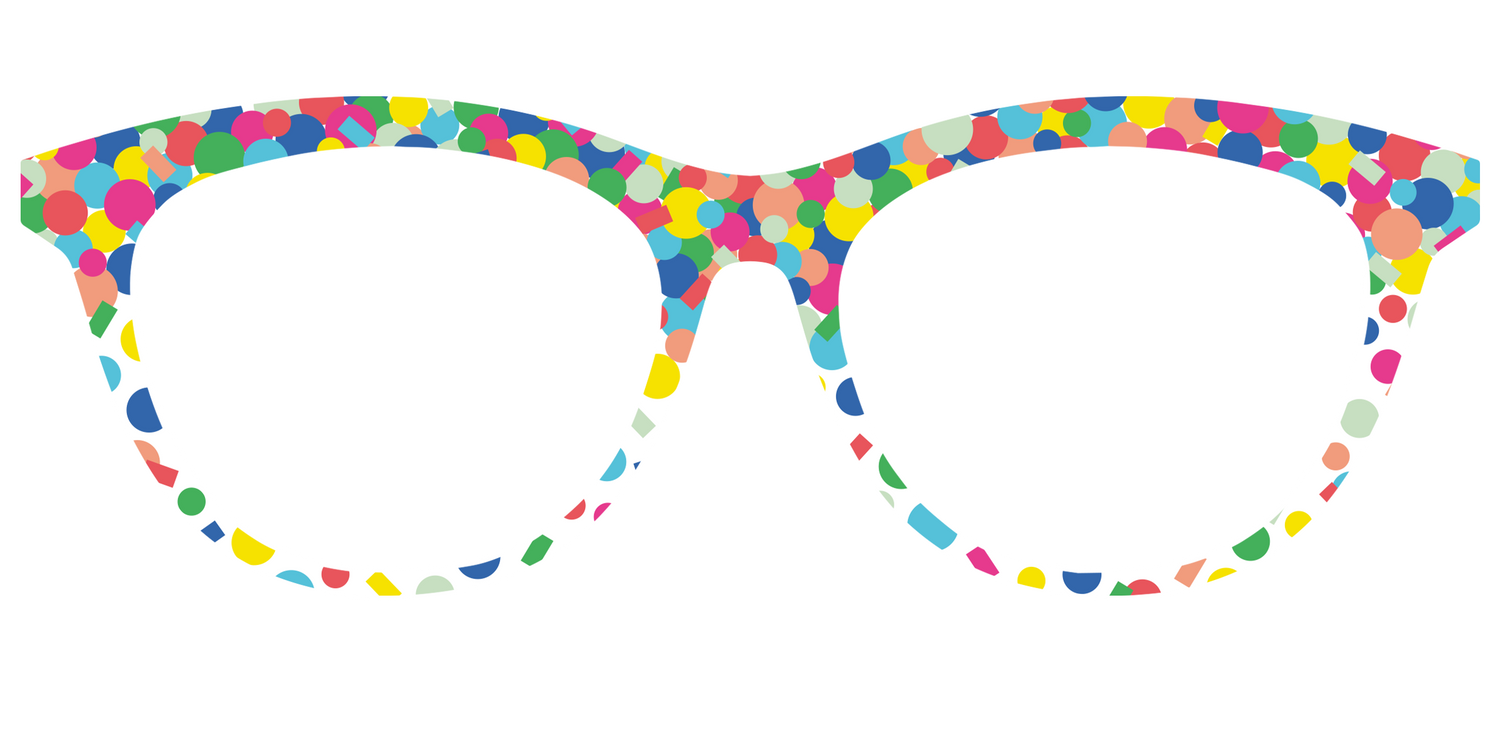 The Confetti - Front Top Image - Pair Eyewear