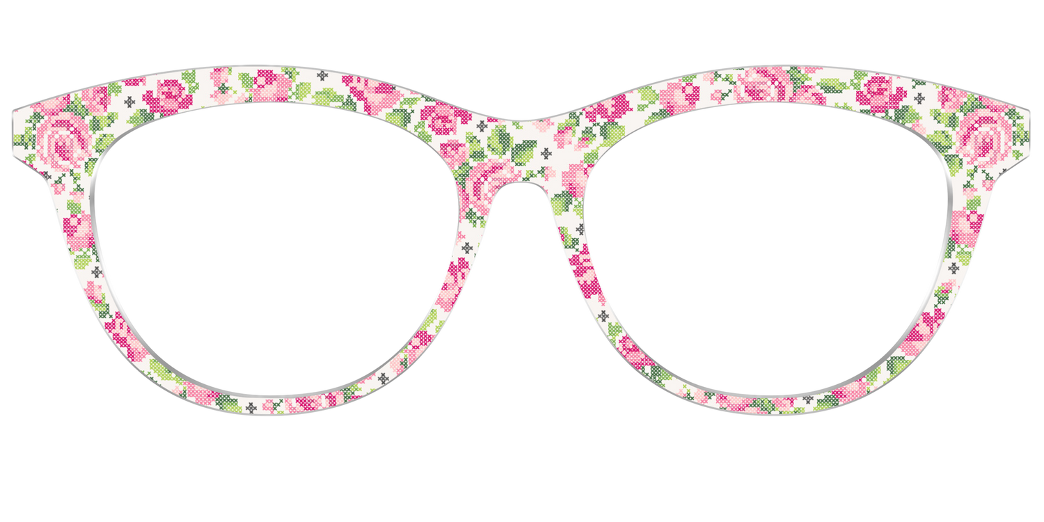 The Cross-Stitch Petals - Front Top Image - Pair Eyewear