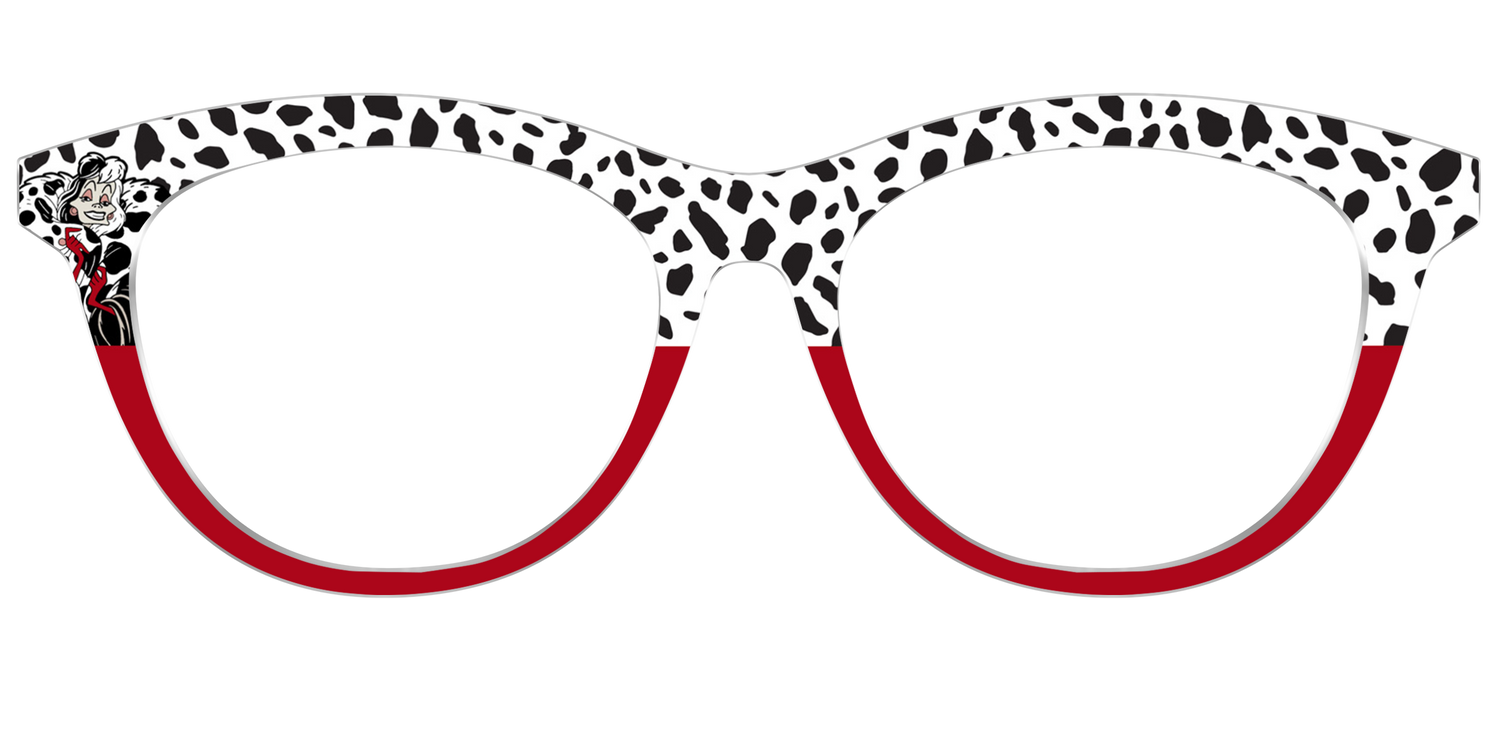 Cruella's Wicked Glamour Split - Front Top Image - Pair Eyewear