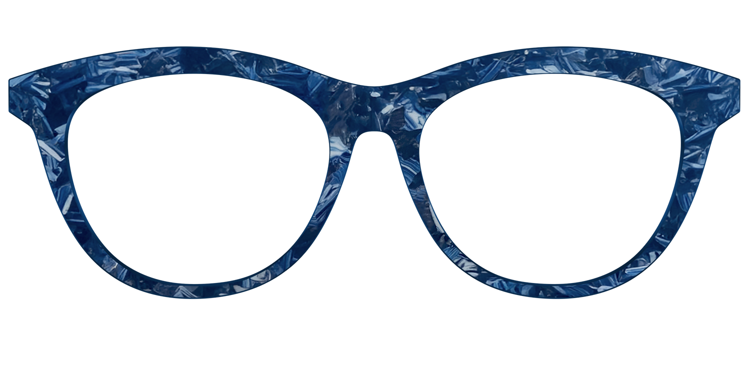 The Deep Slate Pearl Marble - Front Top Image - Pair Eyewear