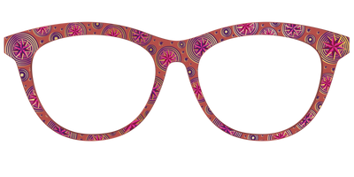 The Gold Foil Luna Lovegood™ - Front Top Thumbnail - Pair Eyewear