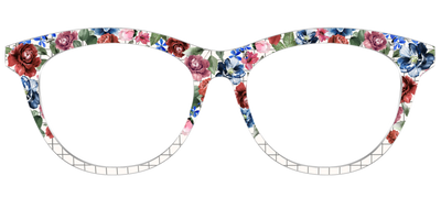 The Graph Paper Floral - Front Top Thumbnail - Pair Eyewear