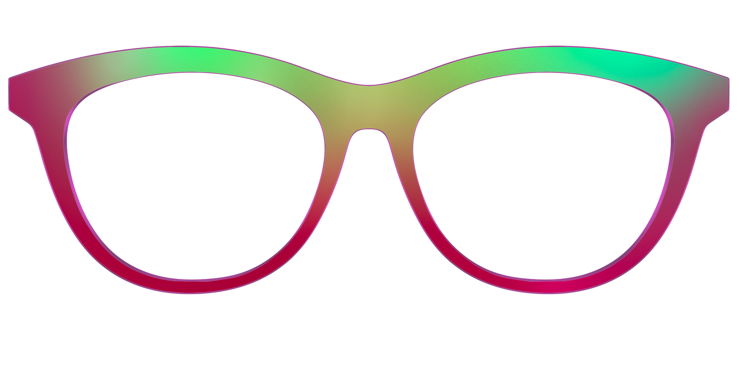 The Guava Ombre - Front Top Image - Pair Eyewear