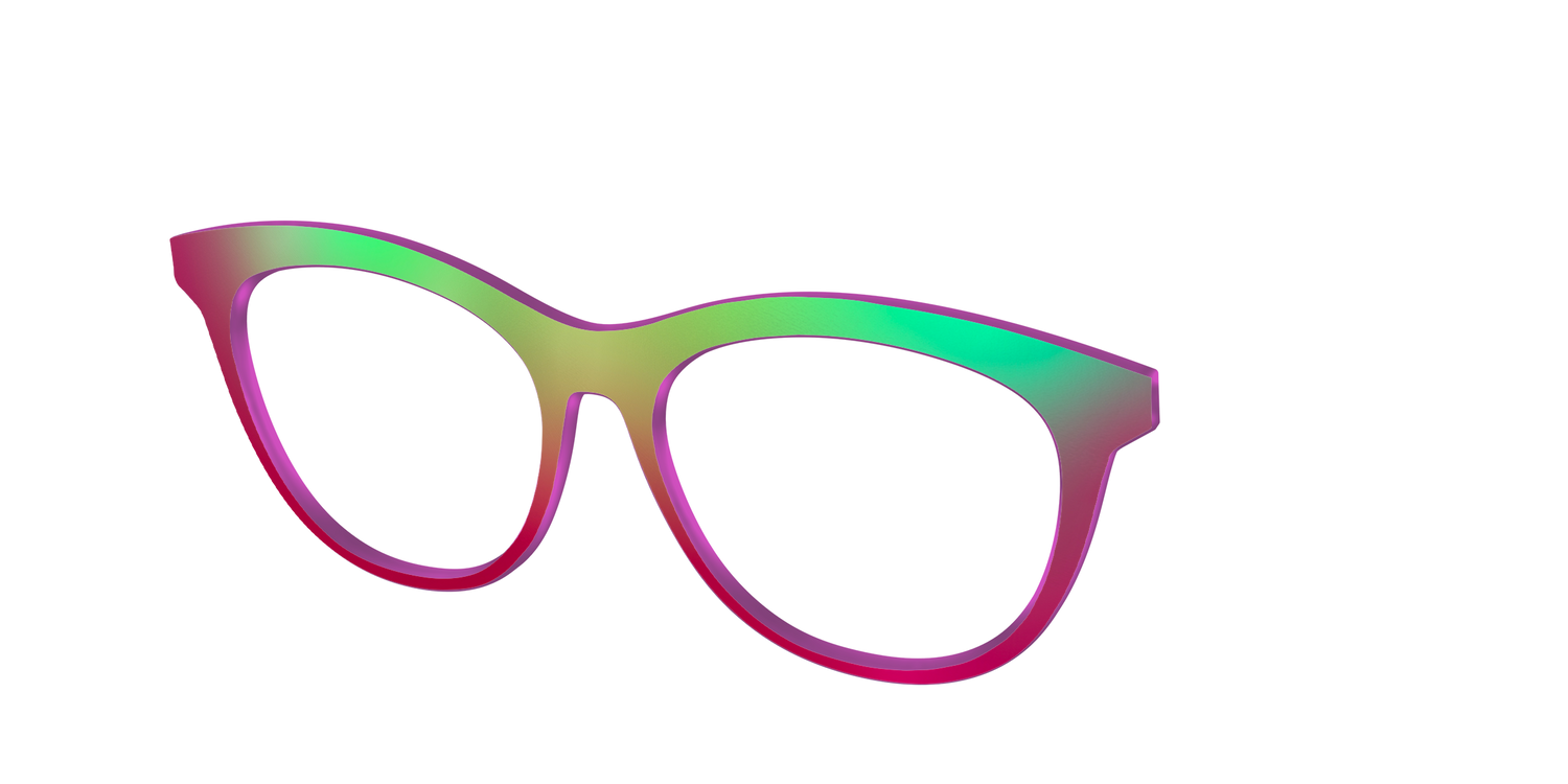 The Guava Ombre - Angle Top Image - Pair Eyewear