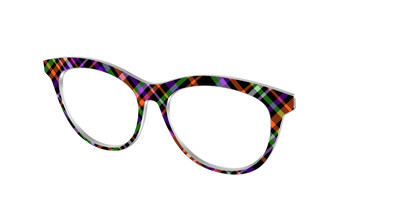 The Hexed Plaid - Angle Top Thumbnail - Pair Eyewear