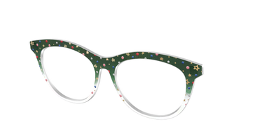 The Holiday Bauble with Foil Crystal - Angle Top Thumbnail - Pair Eyewear
