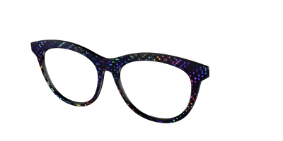 The Holographic Dots - Angle Top Thumbnail - Pair Eyewear