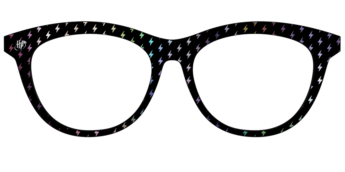 The Holographic Lightning Bolts - Front Top Image - Pair Eyewear