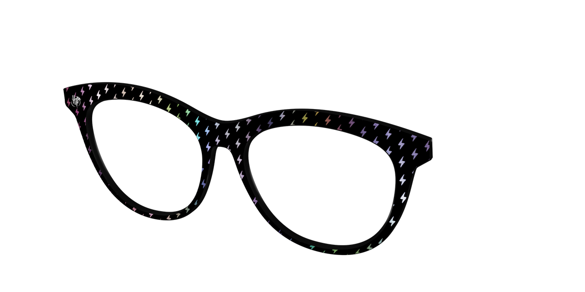 The Holographic Lightning Bolts - Angle Top Image - Pair Eyewear