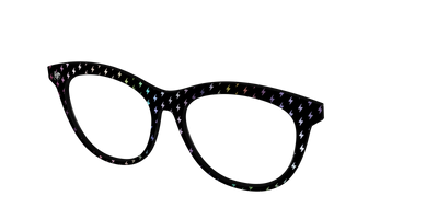 The Holographic Lightning Bolts - Angle Top Thumbnail - Pair Eyewear