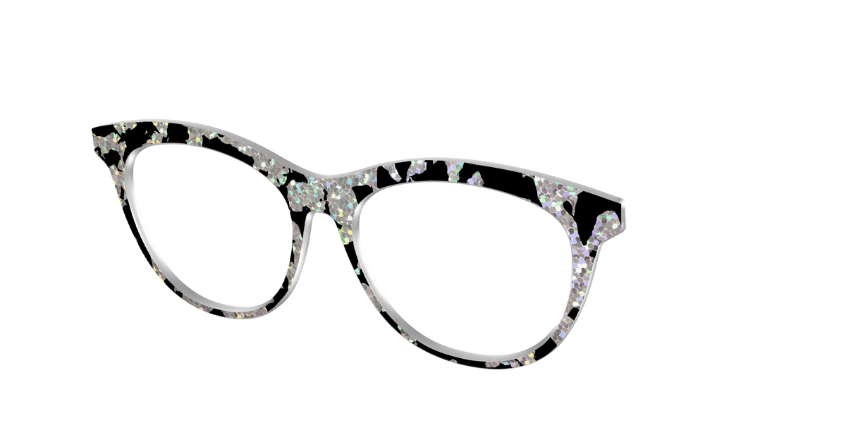 The Holographic Mottled Tortoise - Angle Top Image - Pair Eyewear