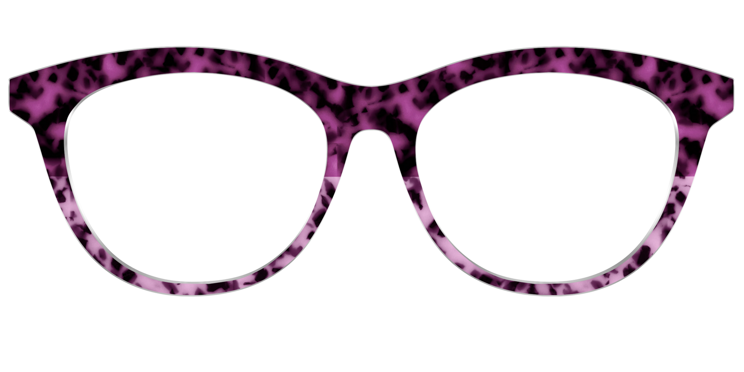 The Huckleberry Tortoise Split - Front Top Image - Pair Eyewear
