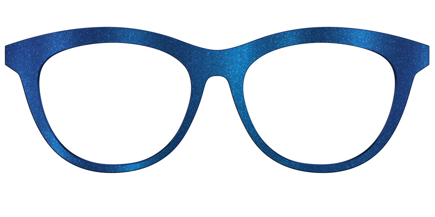 The Indigo Shimmer - Front Top Image - Pair Eyewear