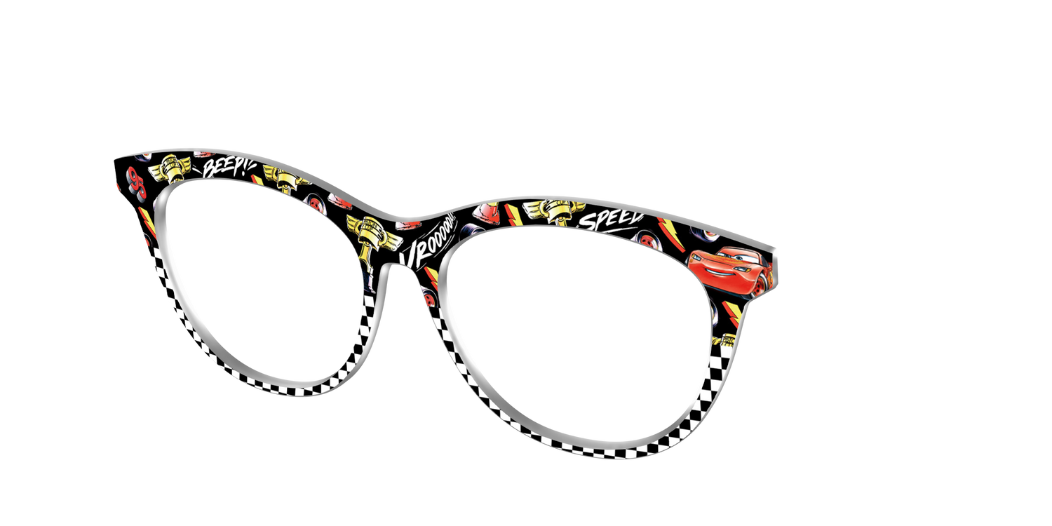 Lightning Mcqueen Speed Split - Angle Top Image - Pair Eyewear