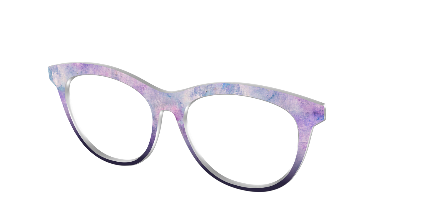 The Lilac Underpaint - Angle Top Image - Pair Eyewear