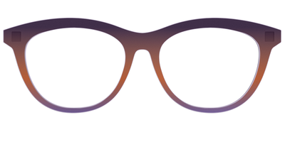 The Matte Midnight to Violet Gradient - Front Top Thumbnail - Pair Eyewear