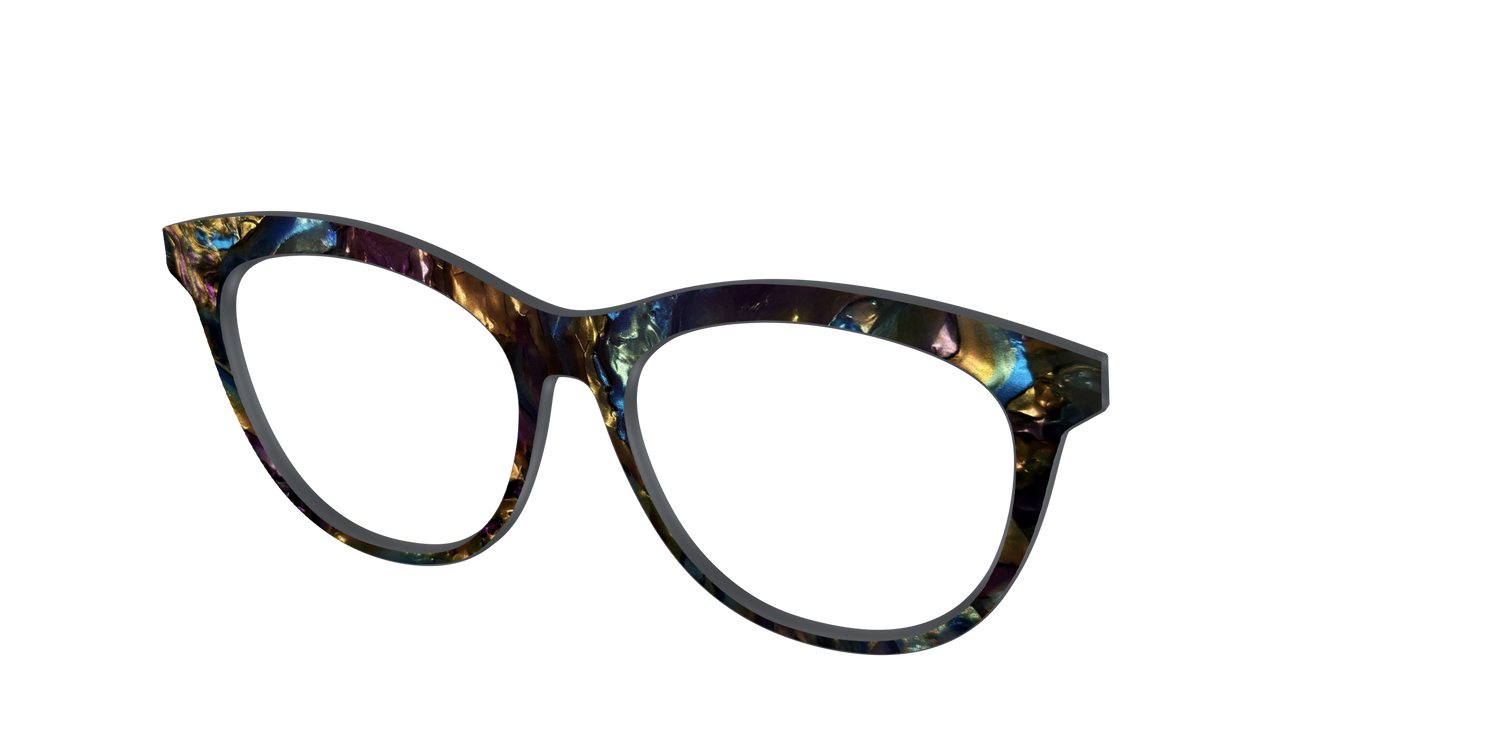 The Mercurius Bronze Pearl - Angle Top Image - Pair Eyewear